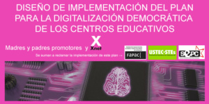 COMUNICADO – Reclamamos la digitalización democrática de los centros educativos de Cataluña