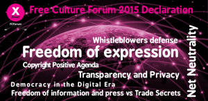 Free Culture Forum 2015 OUTCOMES