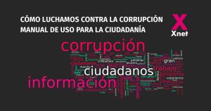 Cómo luchar contra la corrupción: Manual de uso para la ciudadanía