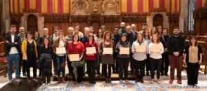 Acto de reconocimiento en el Ayuntamiento de Barcelona a los centros educativos co-creadores de nuestra plataforma DD