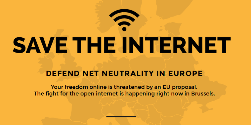 Save the interent. Por una internet libre y neutral