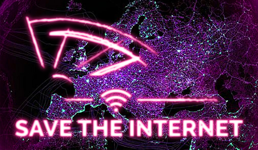 For a free open and neutral internet in Europe. #SaveTHeInternet