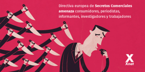 Directiva europea de Secreto Comerical amenaza consumidores, periodistas, informantes, investigadores y trabajadores, trabajadores