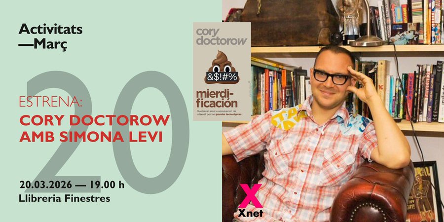 Cory Doctorow Enshittification Llibreria Finestres