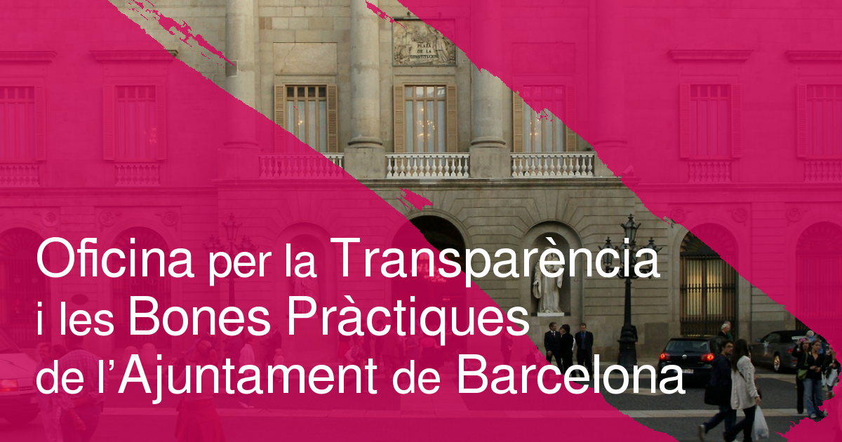Oficina per la Transparència i les Bones Pràctiques de l’Ajuntament de Barcelona