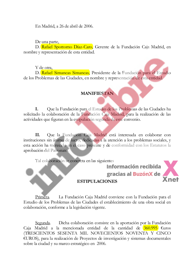 Documentos Saqueo Caja Madrid